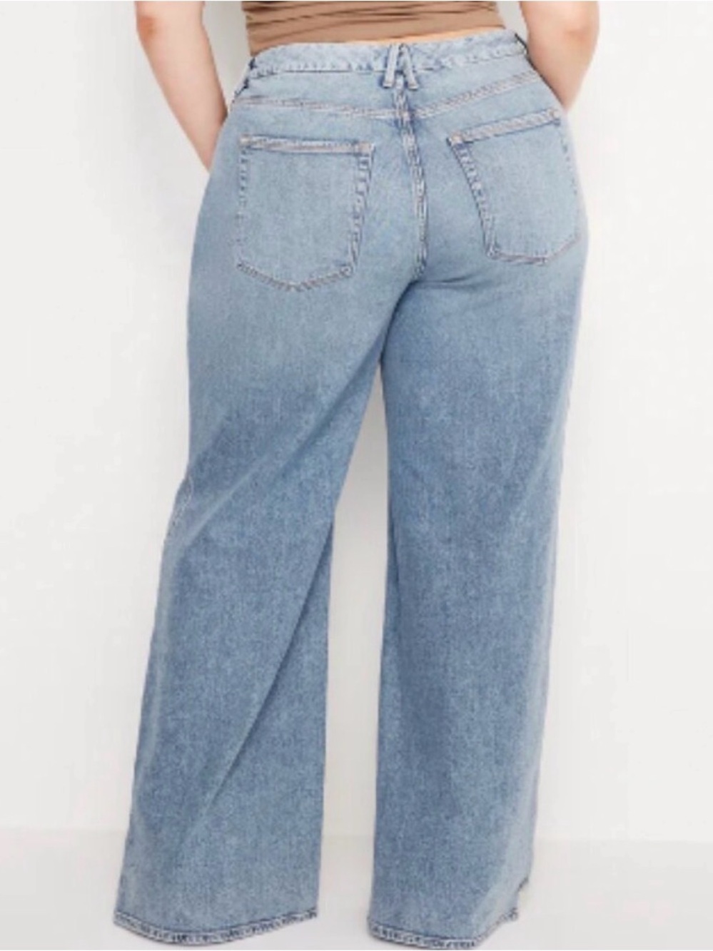 NWT Good American Good Skate High Rise Ultra Wide Leg Jeans Size 18 90s Y2K - Picture 2 of 9